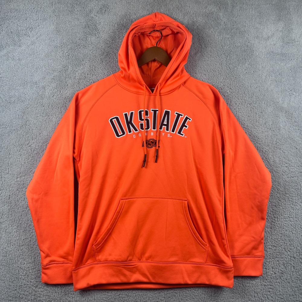 NEW Oklahoma State Cowboys Mens Hoodie‎ Medium Orange Champion NCAA OSU Athletic